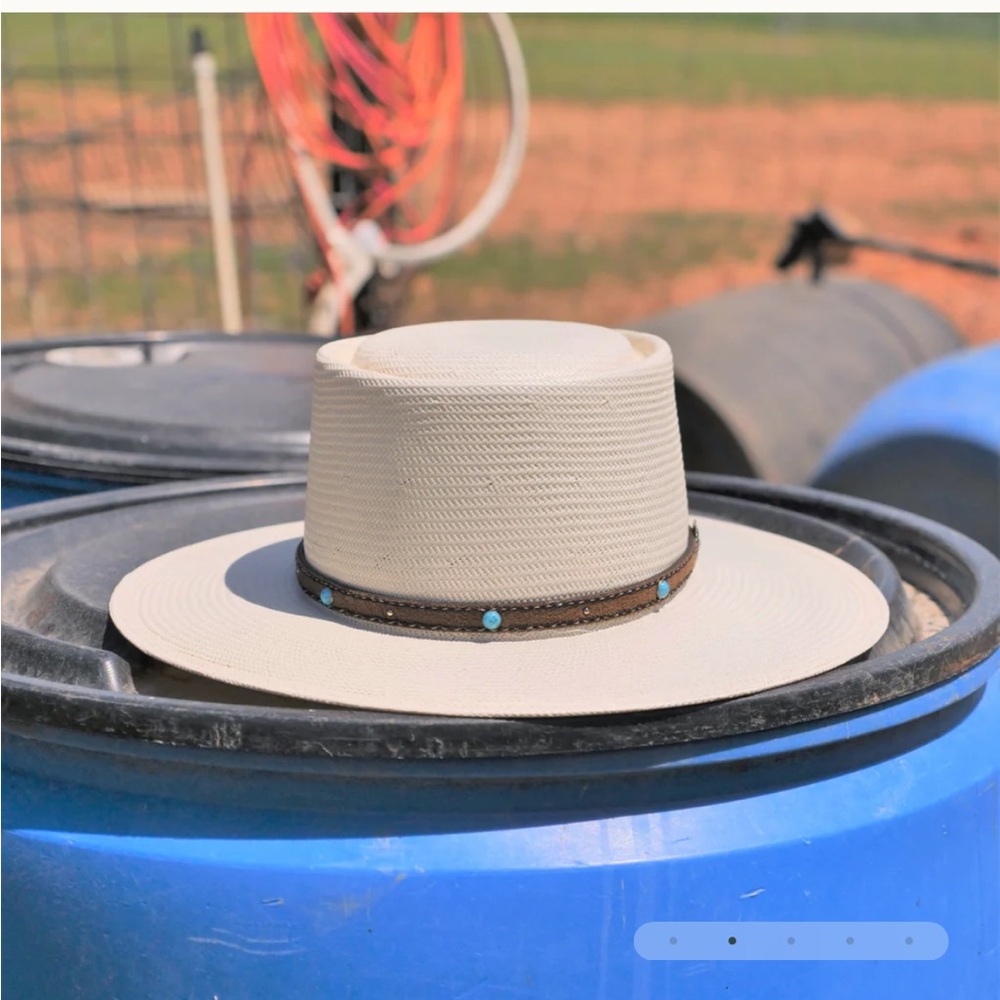 Stetson Gleeson straw sun hat - Picture 2 of 14